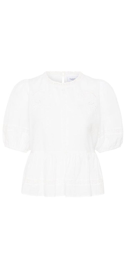 Saint Tropez Dainty Peplum Blouse