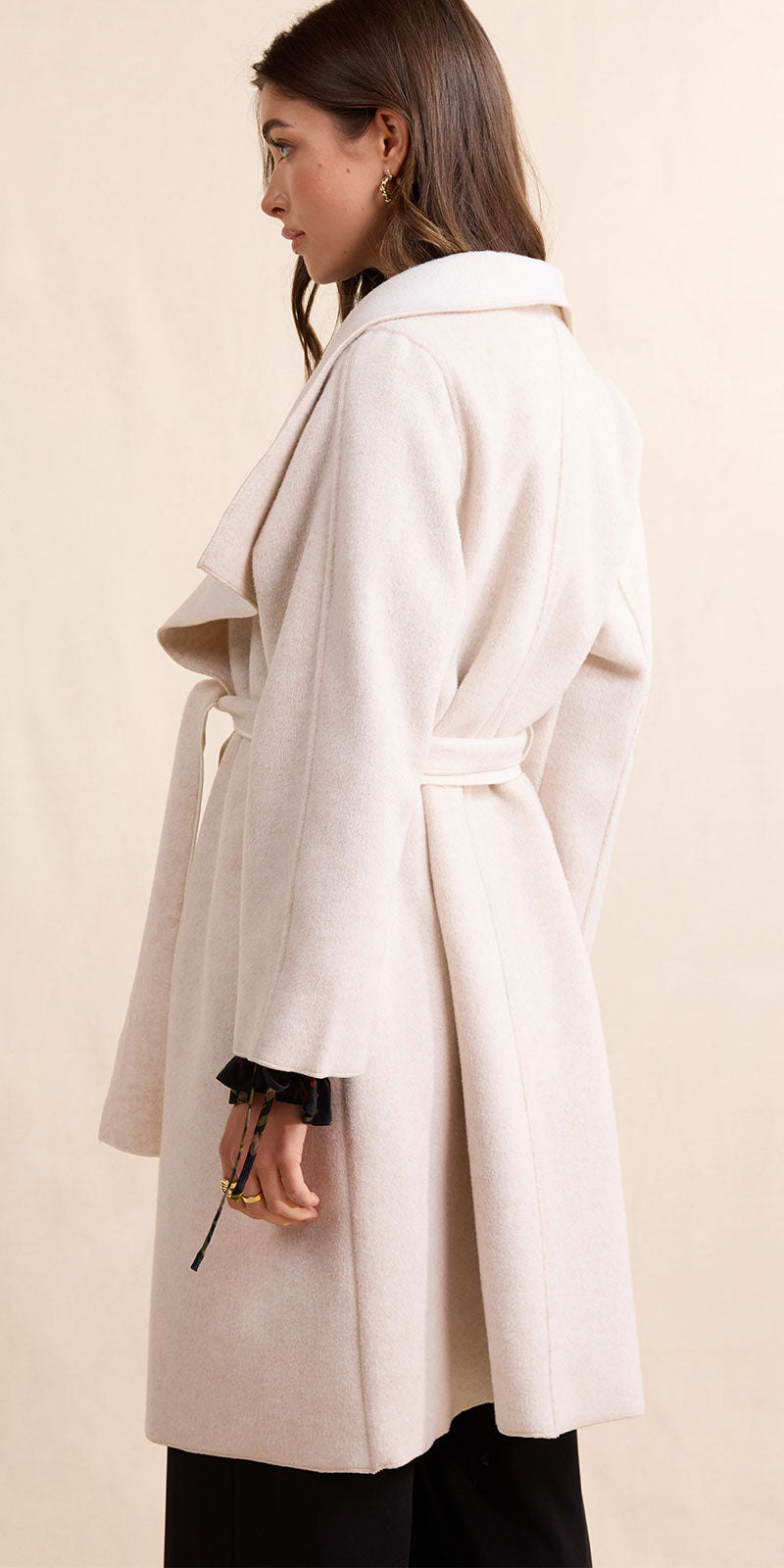 Sadie & Sage Felted Wrap Coat