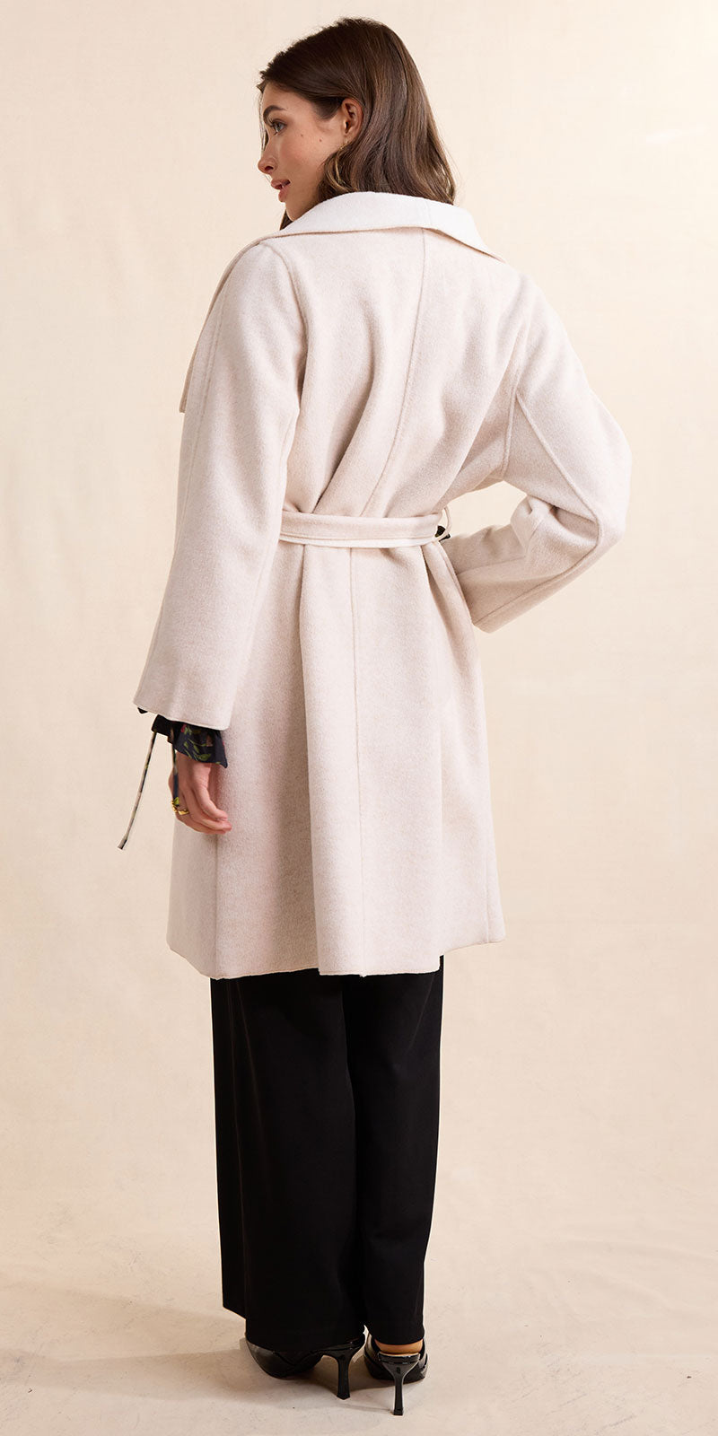Sadie & Sage Felted Wrap Coat