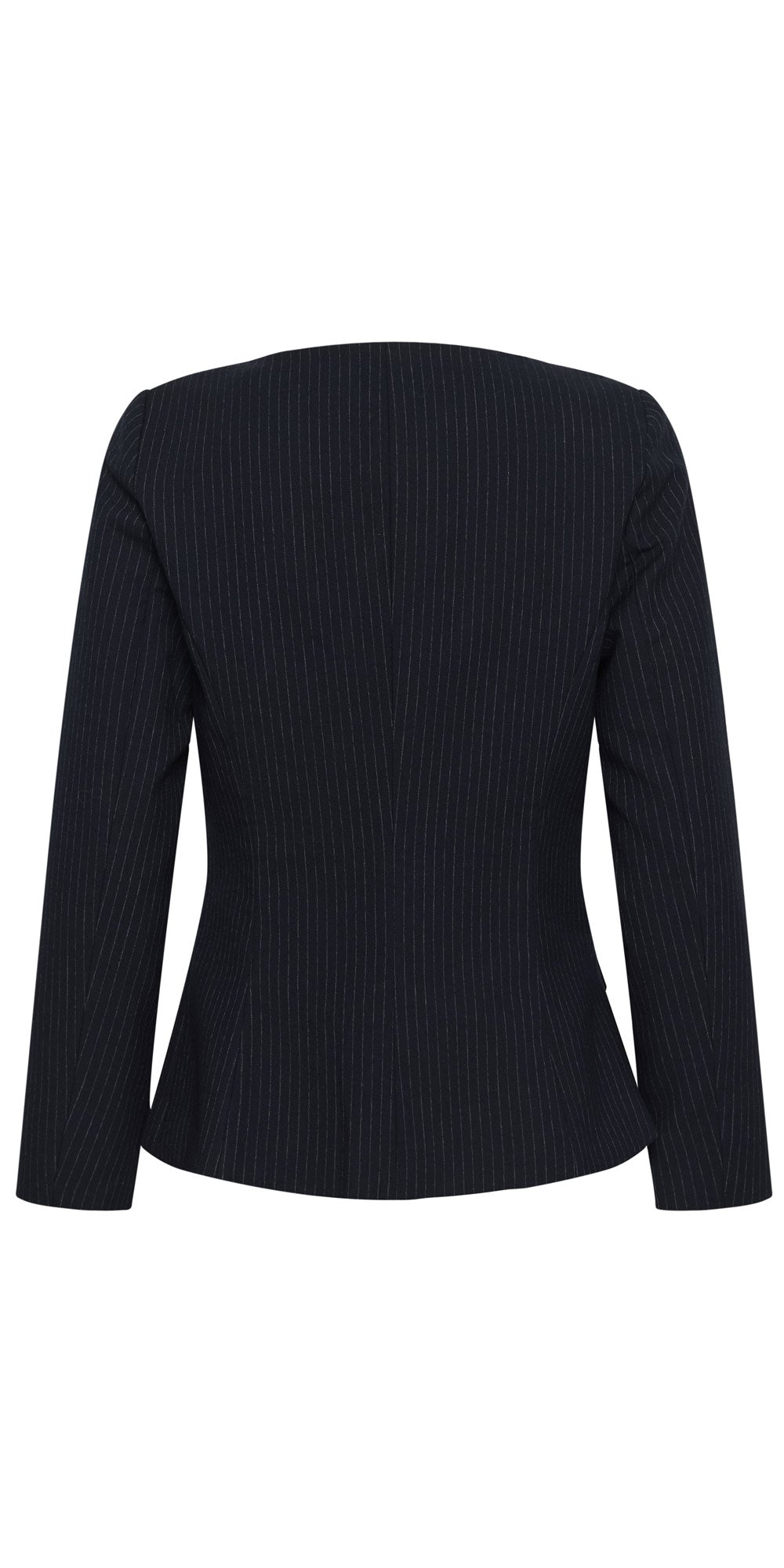 Saint Tropez Pinstripe Blazer, navy
