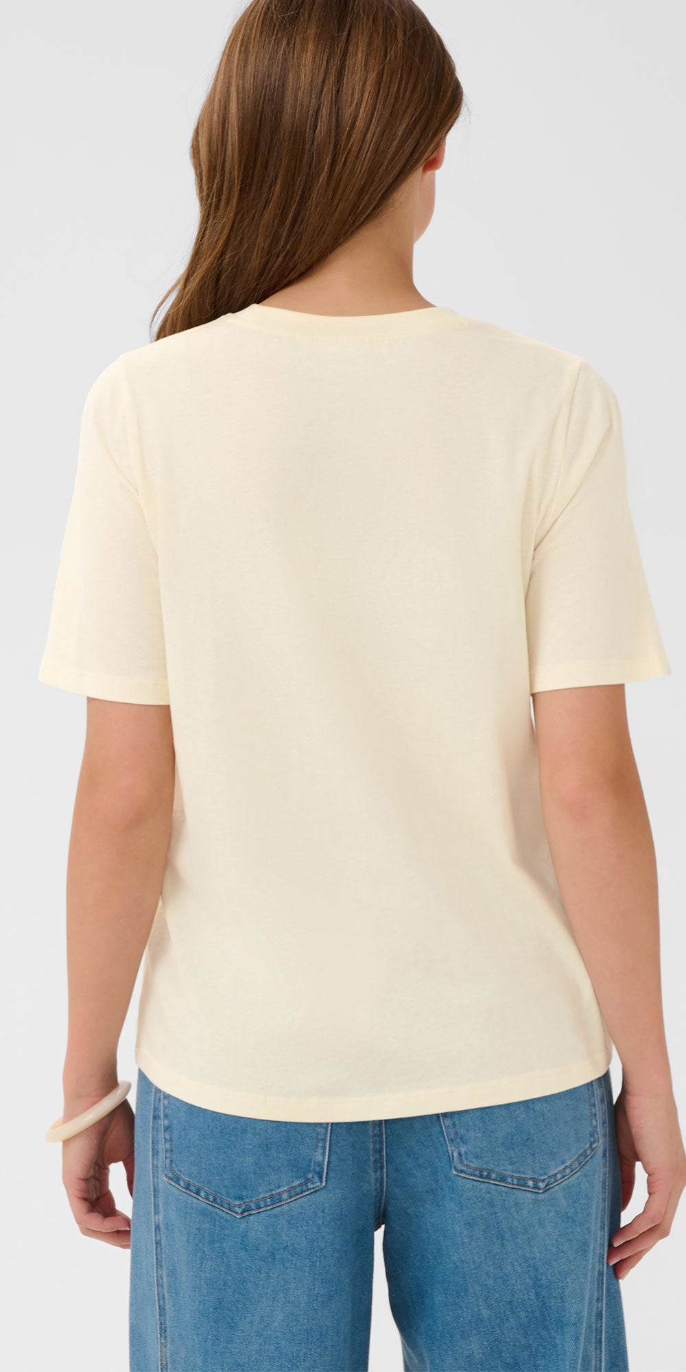 Saint Tropez Amour Tee, aqua flocked
