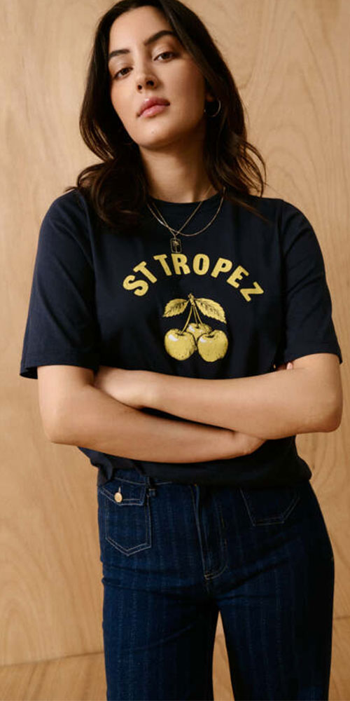Saint Tropez Signature Cherry Tee