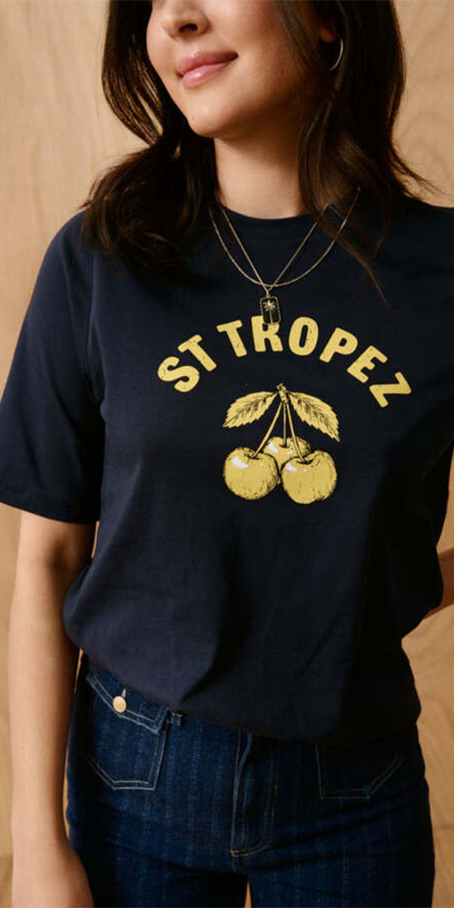 Saint Tropez Signature Cherry Tee