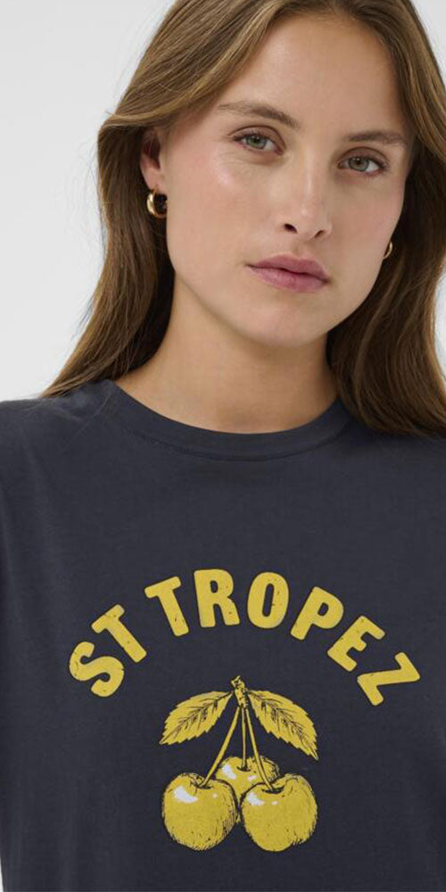 Saint Tropez Signature Cherry Tee