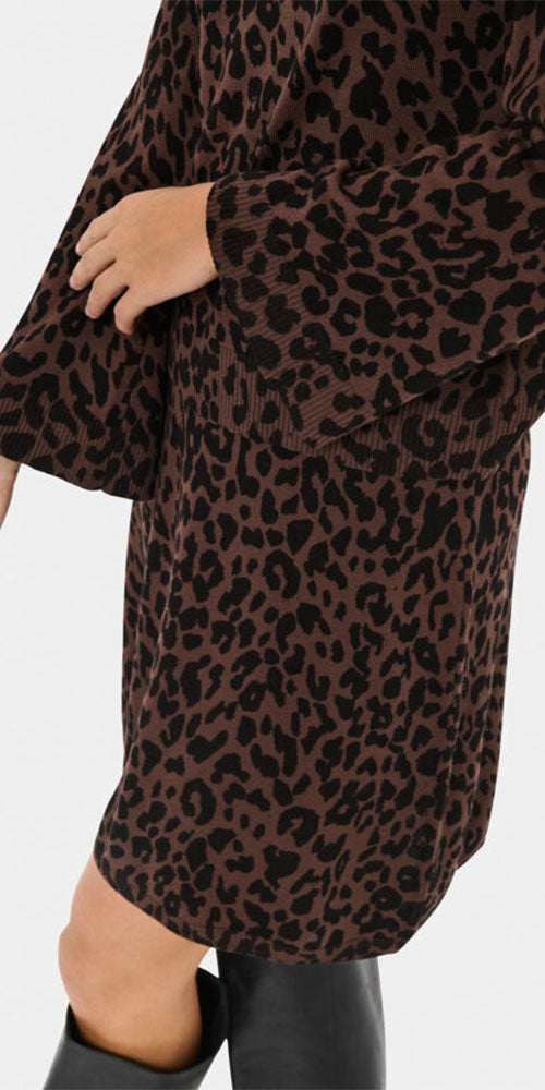 Saint Tropez Chocolate Leopard Pullover