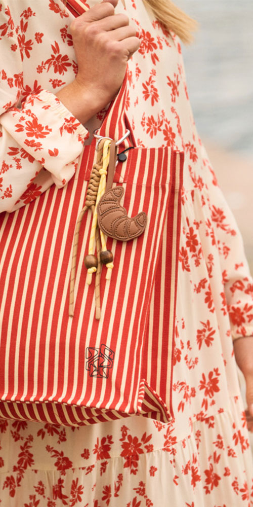 Saint Tropez Croissant Bag Charm