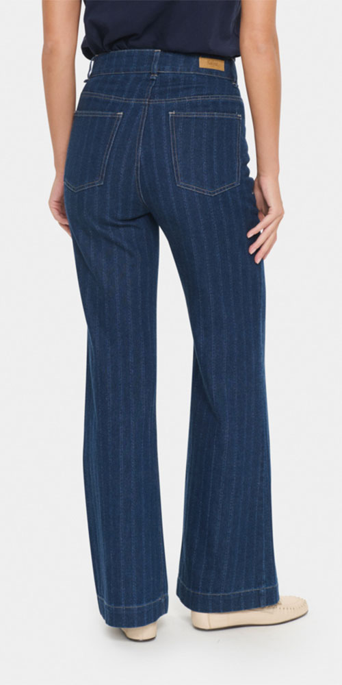 Saint Tropez Textural Stripe Jeans