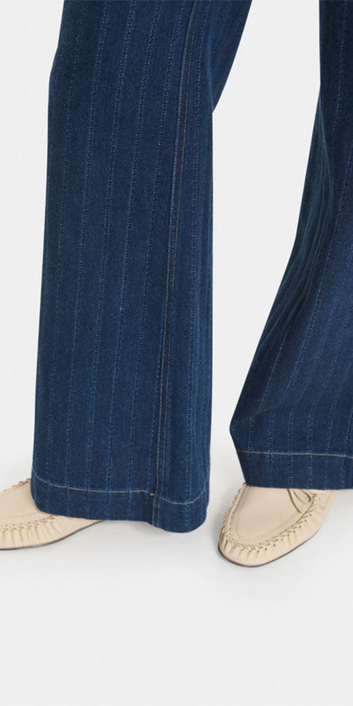 Saint Tropez Textural Stripe Jeans