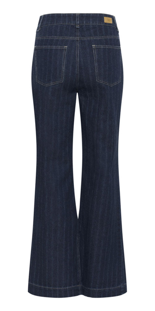 Saint Tropez Textural Stripe Jeans