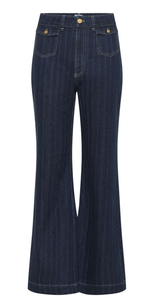 Saint Tropez Textural Stripe Jeans
