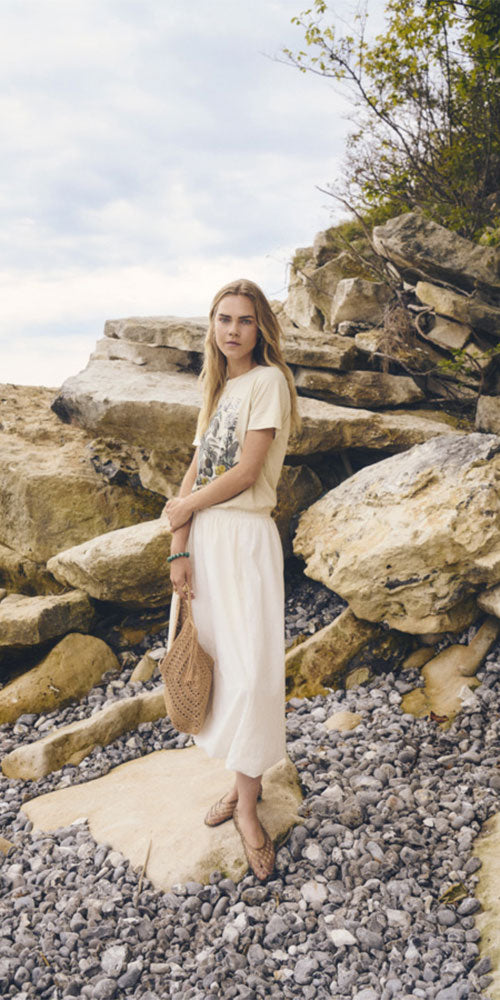 Saint Tropez Bubble Skirt, off-white