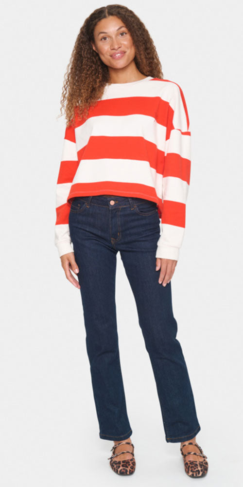 Saint Tropez Rugby Stripe Pullover