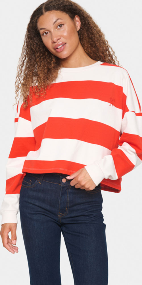 Saint Tropez Rugby Stripe Pullover
