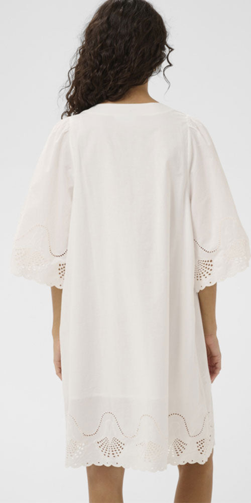 Saint Tropez Square Neck Cotton Dress
