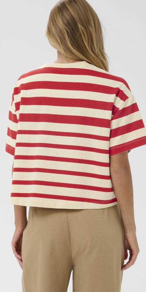 Saint Tropez Striped Sweatshirt Tee