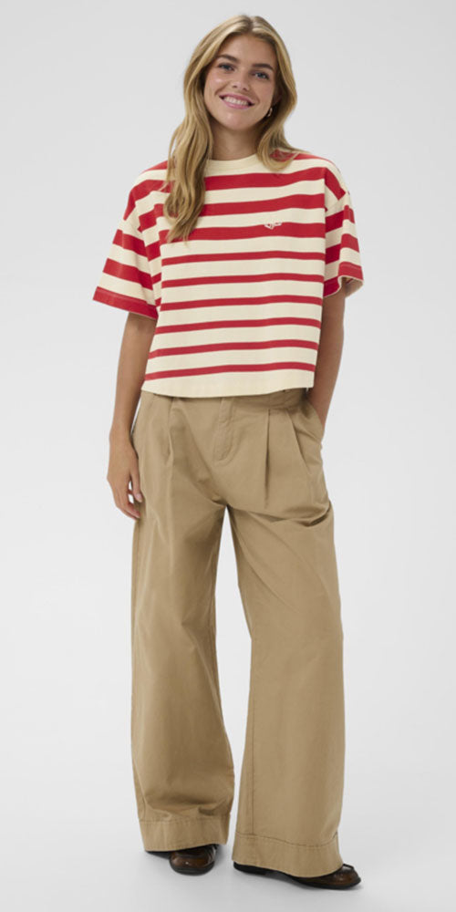 Saint Tropez Striped Sweatshirt Tee