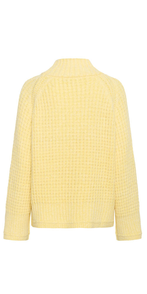 Saint Tropez Textural Sweater, butter yellow