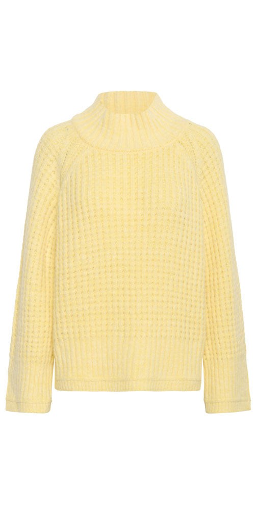 Saint Tropez Textural Sweater, butter yellow