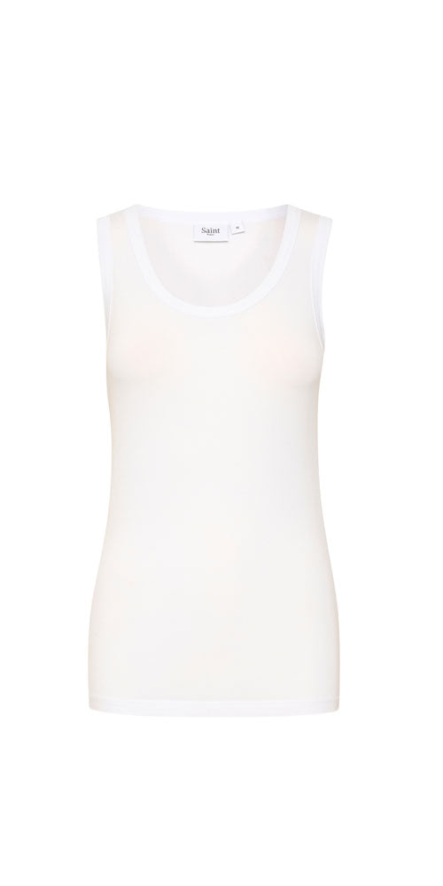 Saint Tropez Lyocell Tank, white