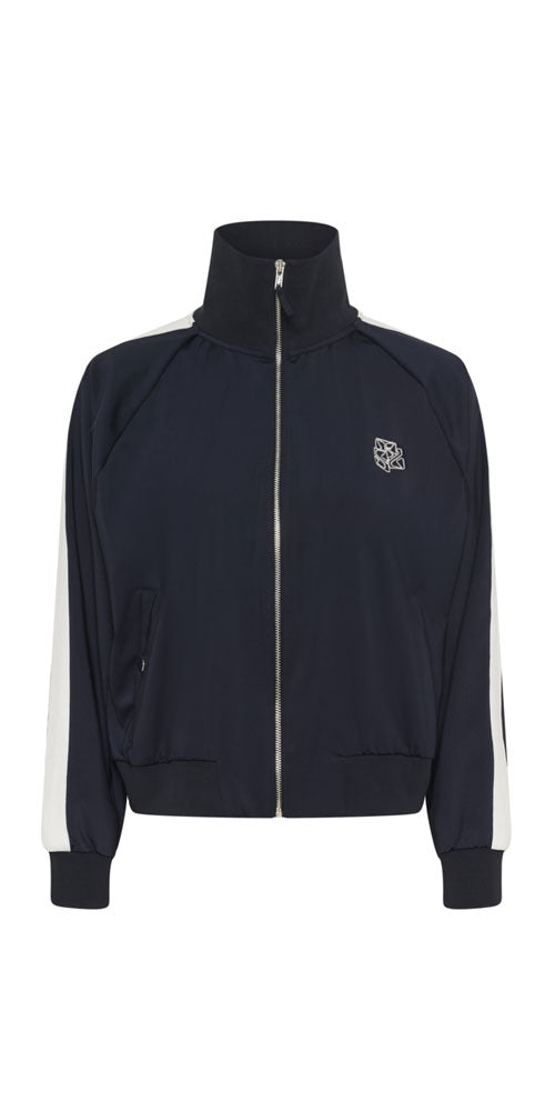 Saint Tropez Retro Track Jacket, navy/white