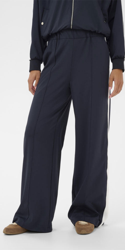 Saint Tropez Retro Track Pants, navy/white