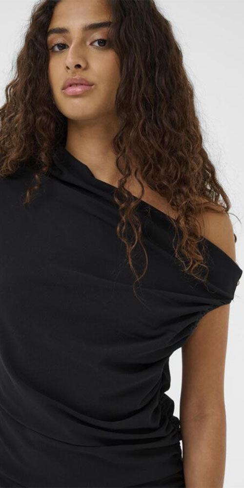 Soaked Asymmetrical Jersey Dress