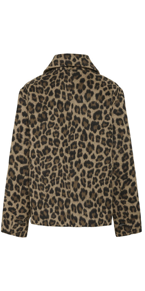 Soaked Brushed Leopard Jacket