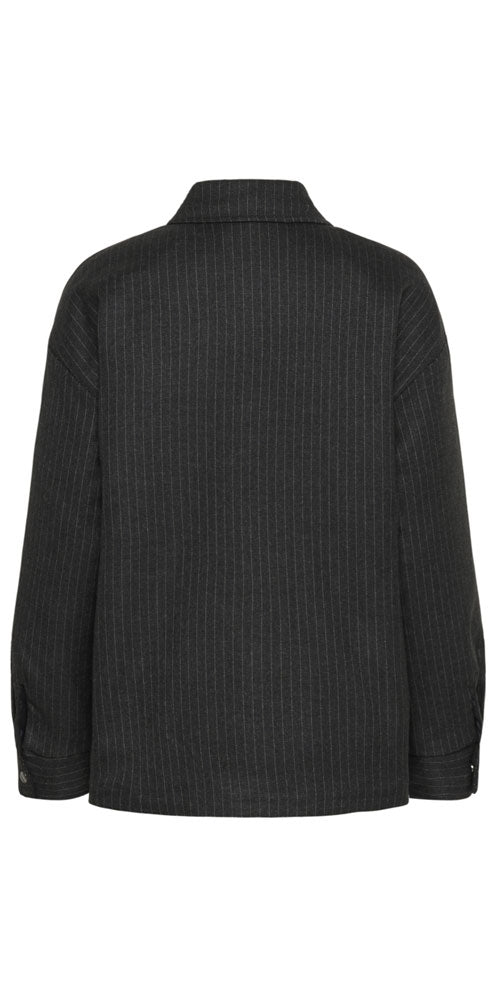 Soaked Pinstriped Barn Jacket