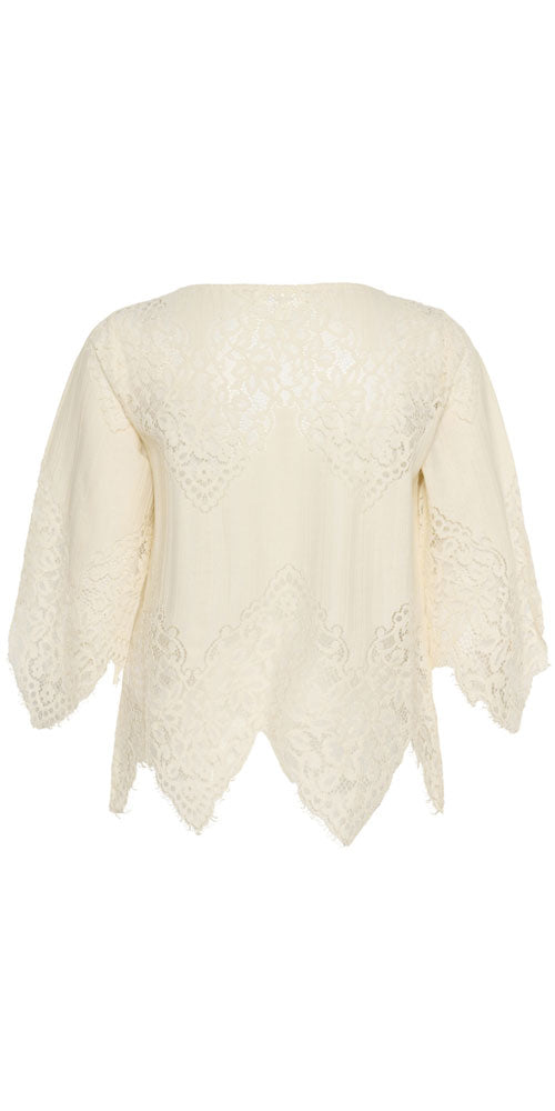 Soaked Vintage Style Lace Blouse