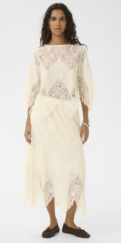 Soaked Vintage Style Lace Blouse