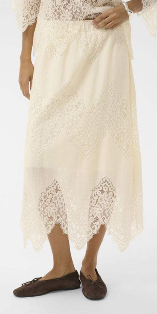 Soaked Vintage Style Lace Skirt