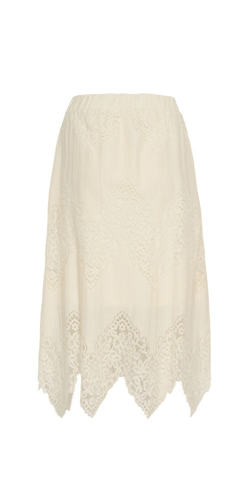 Soaked Vintage Style Lace Skirt