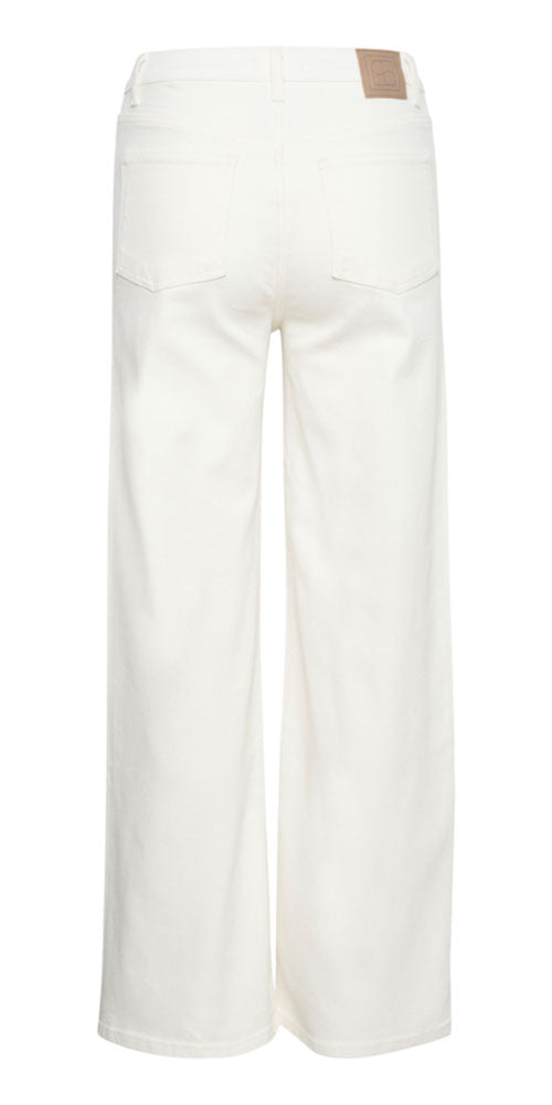 Soaked High Waist White Jeans