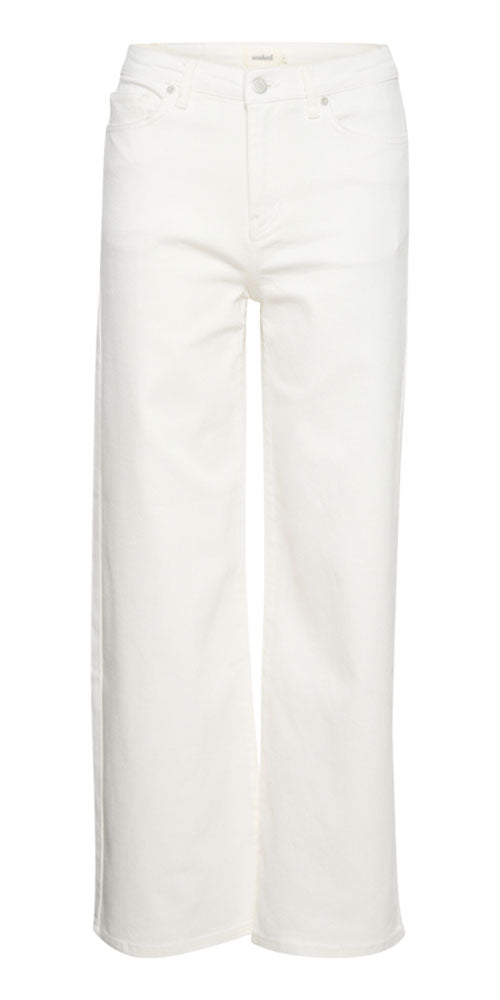 Soaked High Waist White Jeans