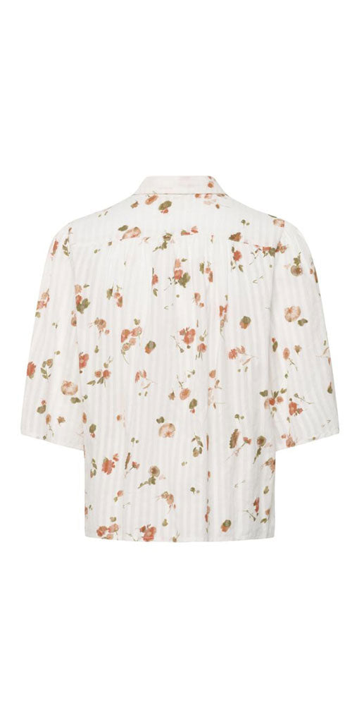 Soaked Floral Cotton Voile Blouse