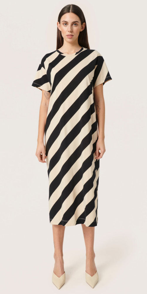 Soaked in Luxury Flag Stripe Dress