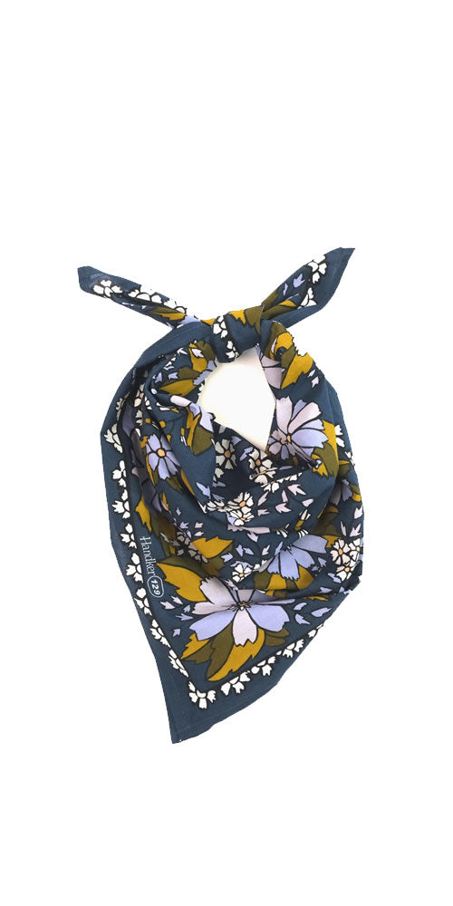 Solstice Bandana, chicory