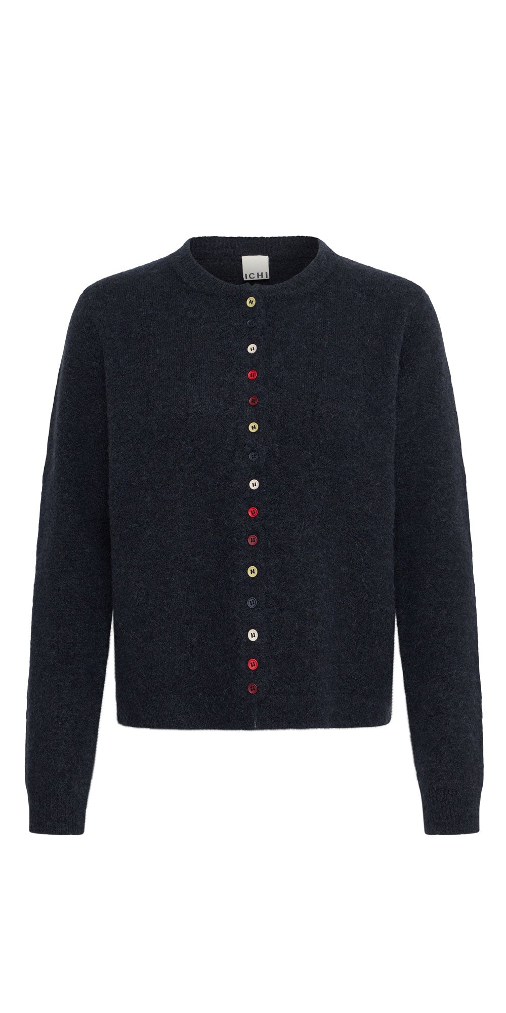 Ichi Multi Button Cardy, navy