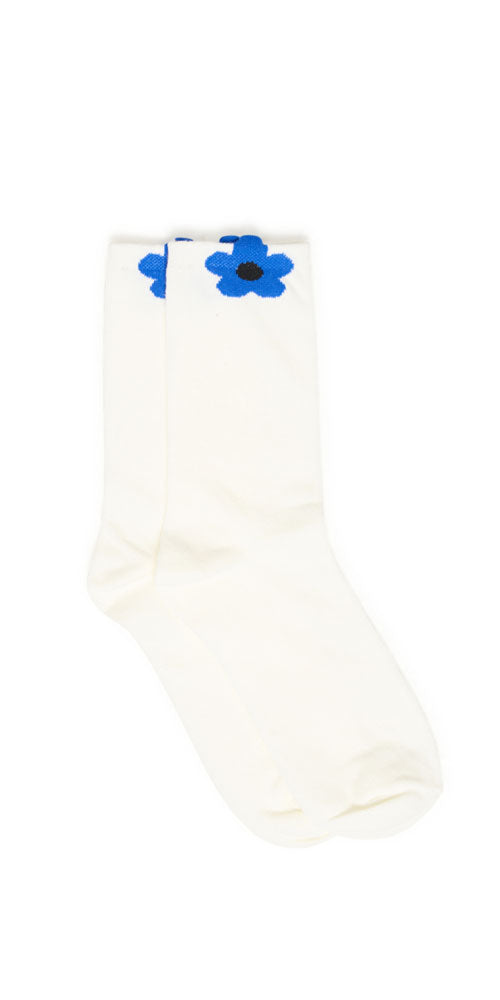 Ichi Blue Flower Socks