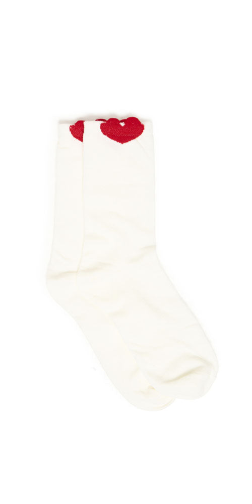 Ichi Red Heart Socks