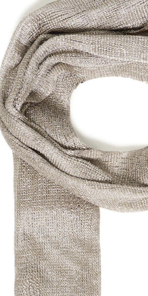B.Young Platinum Shimmer Scarf