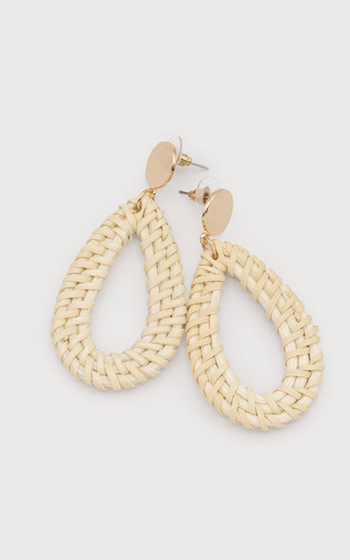 Rattan Earrings