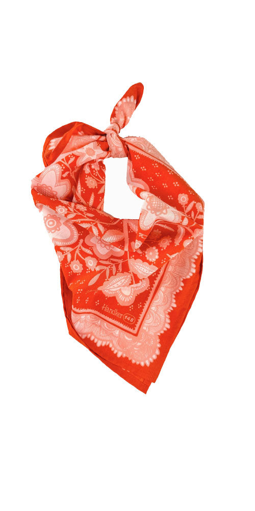 Solstice Bandana, red pop