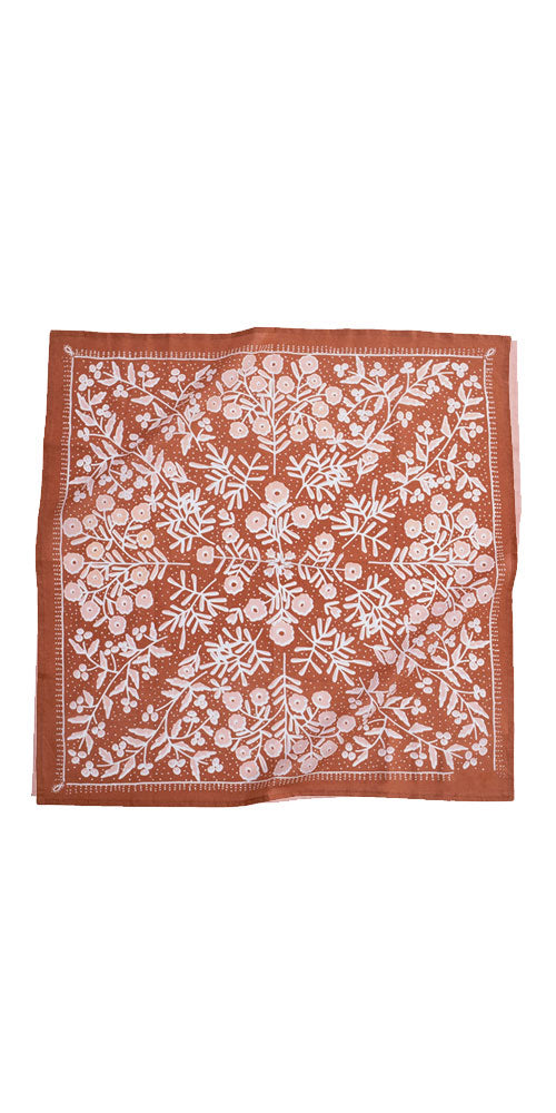 Solstice Bandana, terra bloom