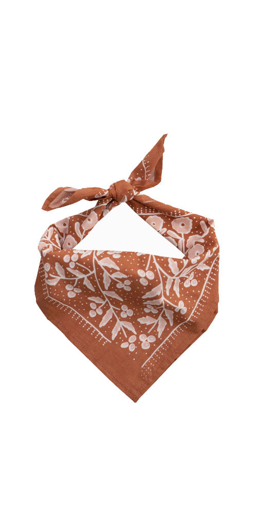 Solstice Bandana, terra bloom
