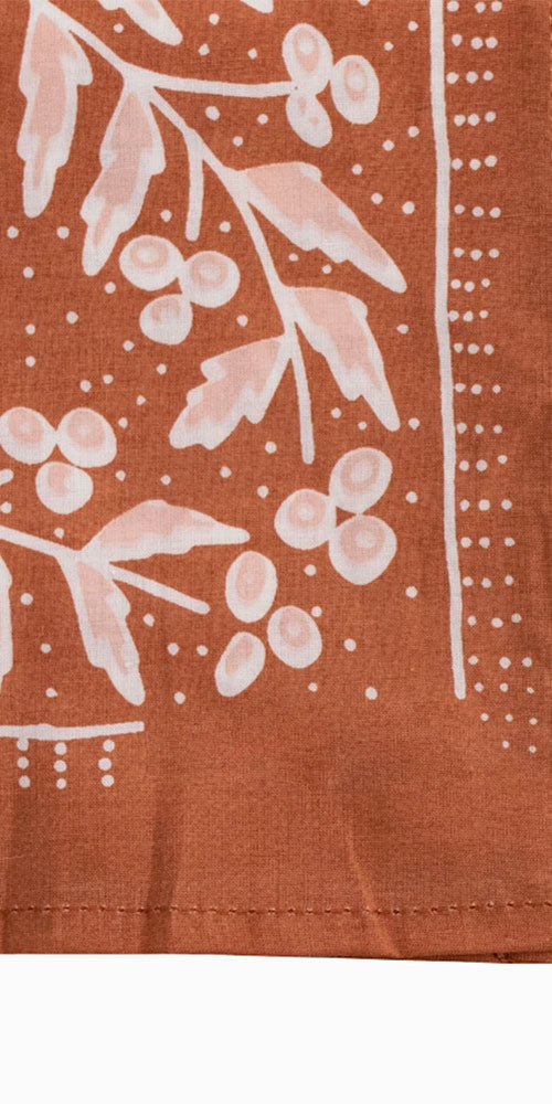 Solstice Bandana, terra bloom