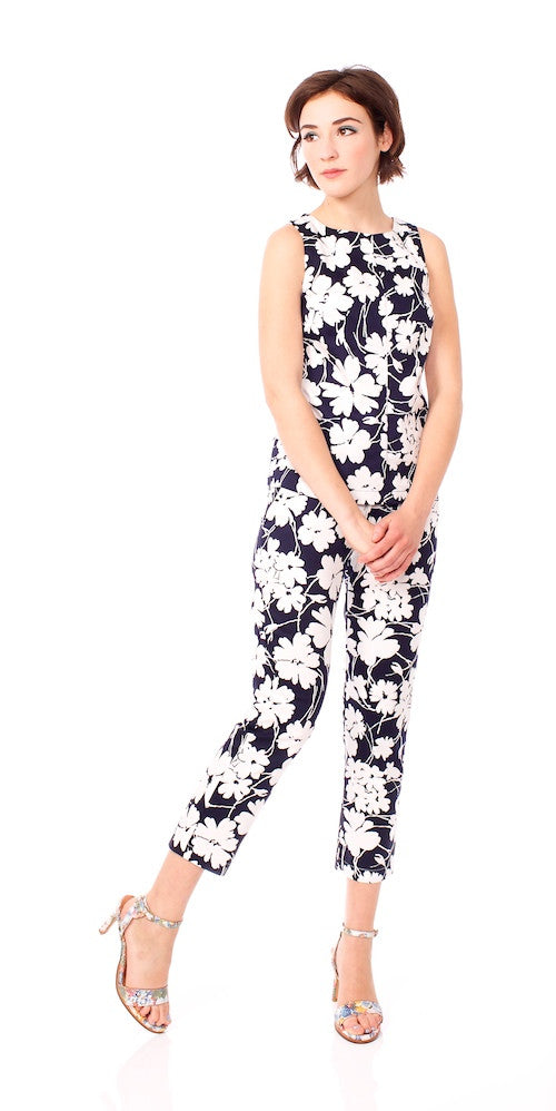Dylan Trousers, midnight floral