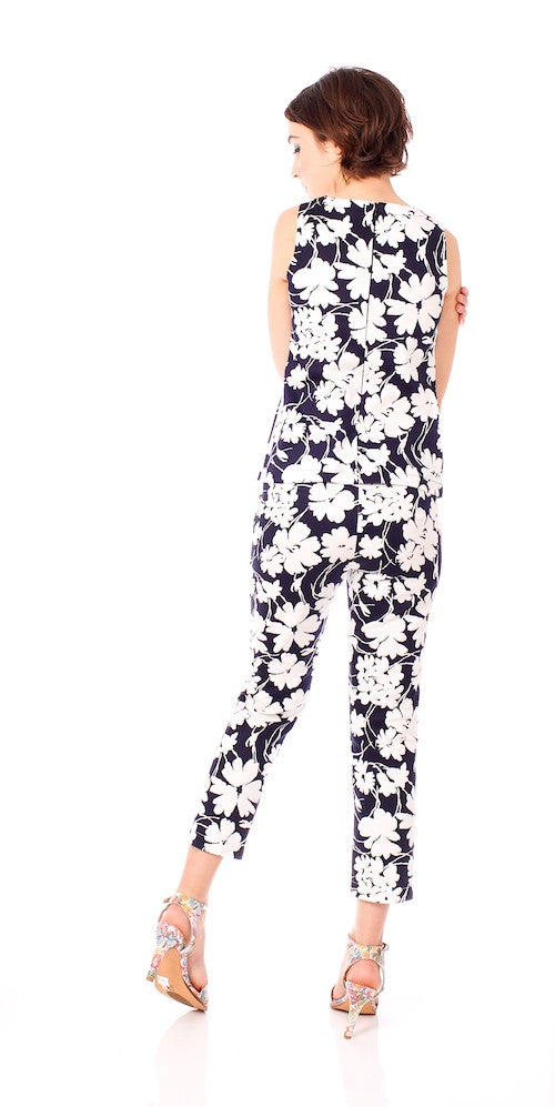 Boardwalk Tunic, midnight floral
