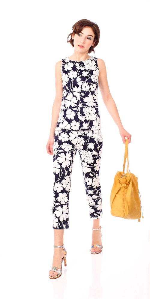 Boardwalk Tunic, midnight floral