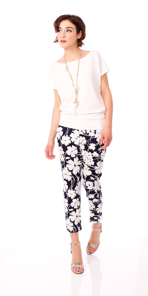 Dylan Trousers, midnight floral